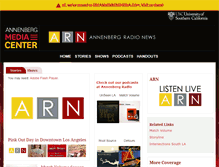 Tablet Screenshot of annenbergradio.org